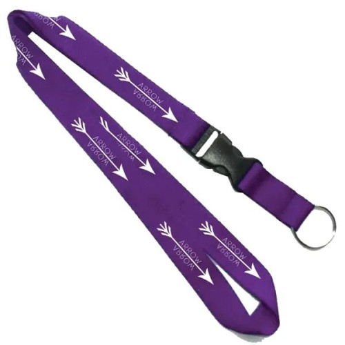 0.75" Lanyard with Detachable Buckle Release