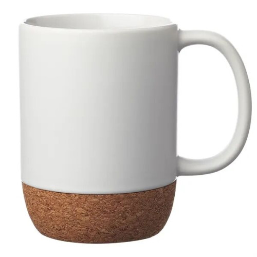 15 oz. Matte Cork Bottom Ceramic Mugs