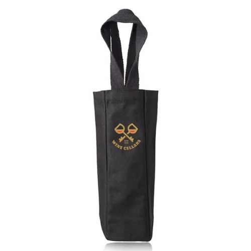Lolo Single Bottle Canvas Wine Tote