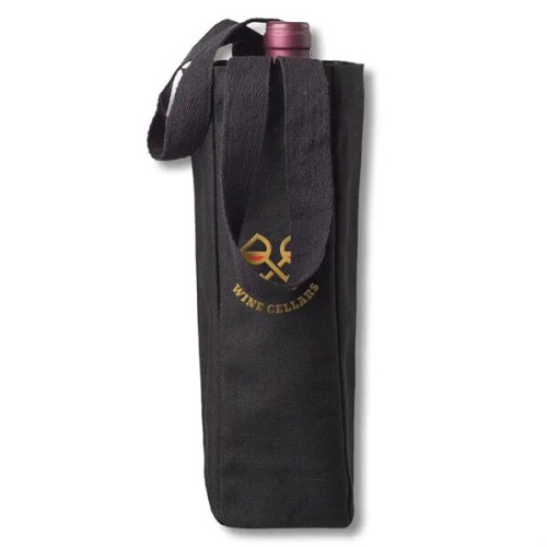 Lolo Single Bottle Canvas Wine Tote