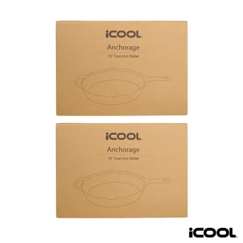 iCOOL® Anchorage 10' Cast Iron Skillet / Frying Pan