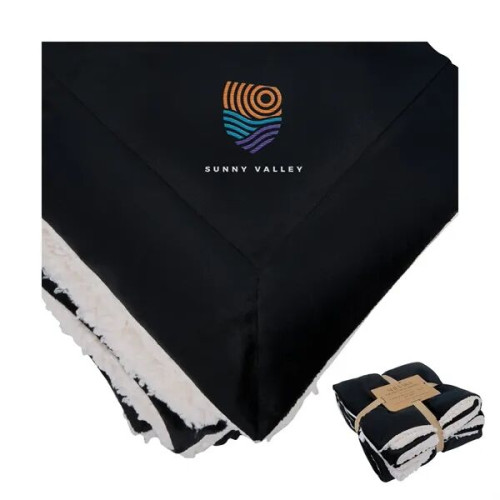 Brookline Micro Mink Sherpa Blanket