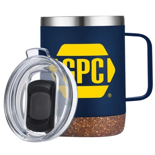 12oz. Vacuum Insulated SS Mug with Cork Bottom