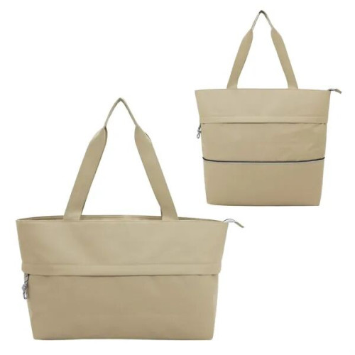 Rio Extendable Polyester Zippered Tote