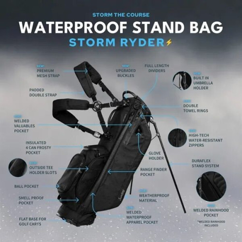 Sunday Golf® Storm Ryder Waterproof Golf Bag