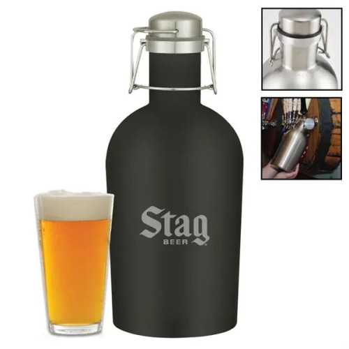 Portland 64 oz. Stainless Steel Beer Growler Jug