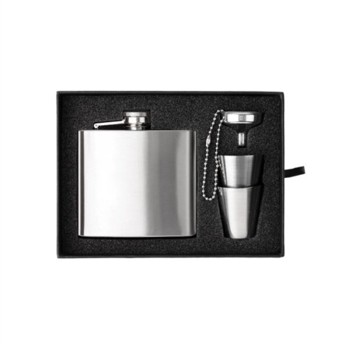 The Kenzie Flask, Shot Glass and Funnel Gift Set
