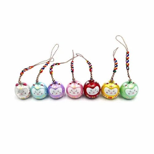 Japanese-style Bell Keychain With Custom Tag