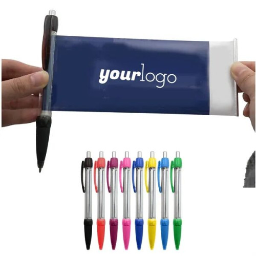 Retractable Pull Out Banner Ballpoint Pen