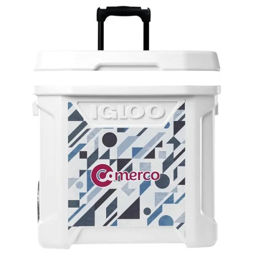 Igloo Ice Cube 60 Qt Rolling Cooler White