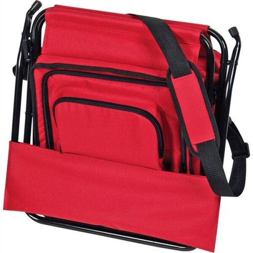 Folding Insulated 12-Can Cooler Chair