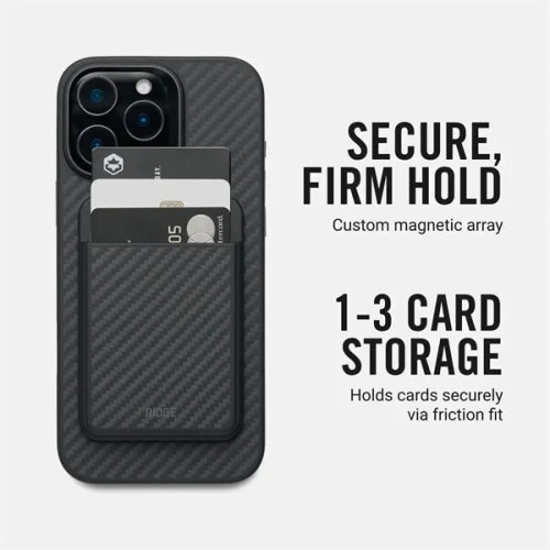 RIDGE® MagSafe Cardholder Carbon Fiber Slim Magnetic Wallet