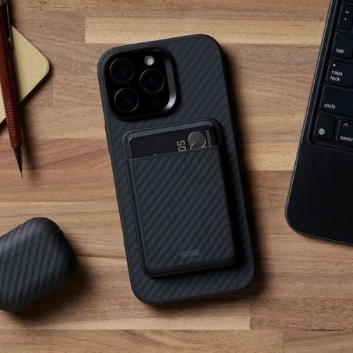 RIDGE® MagSafe Cardholder Carbon Fiber Slim Magnetic Wallet