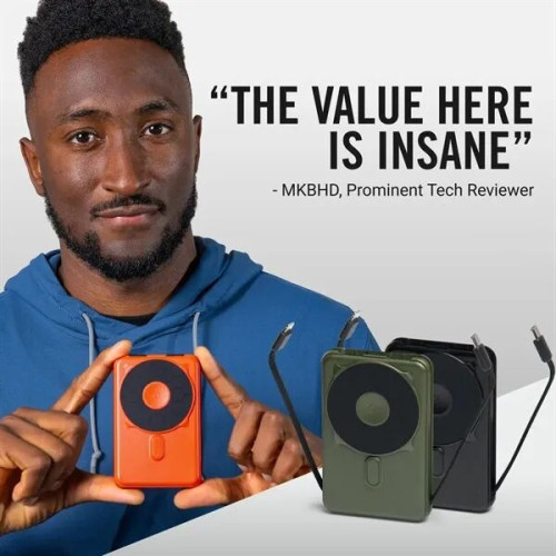 RIDGE® Magnetic Power Bank Fast Charging 10K mAh