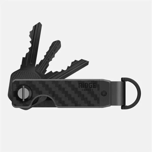 RIDGE® Carbon Fiber KeyCase Slim Metal Key Organizer
