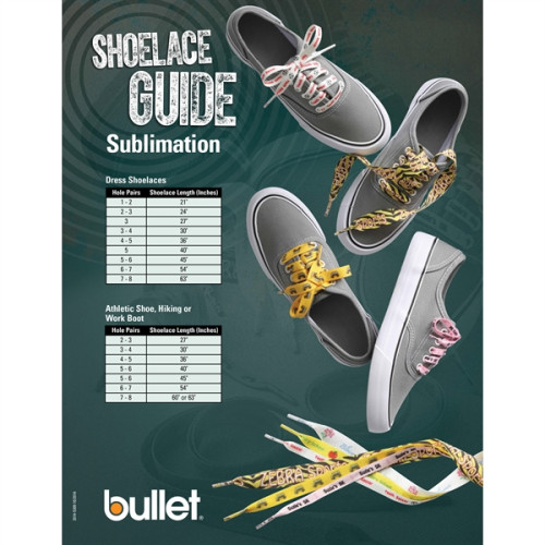 Full Color Shoelaces - 3/8"W x 54"L