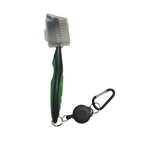 Retractable Golf Brush Dual Head Groove Cleaner