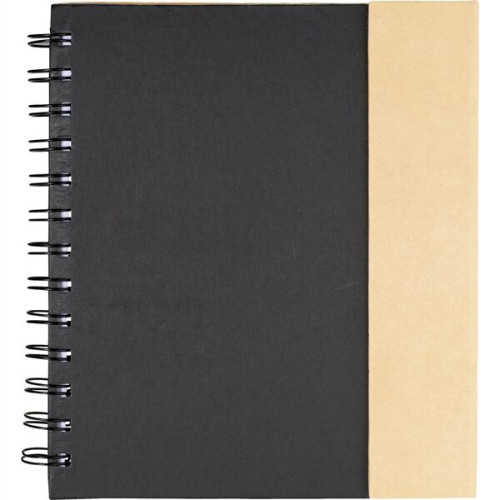 6.5" x 7" Lock-it Spiral Notebook w/Pen