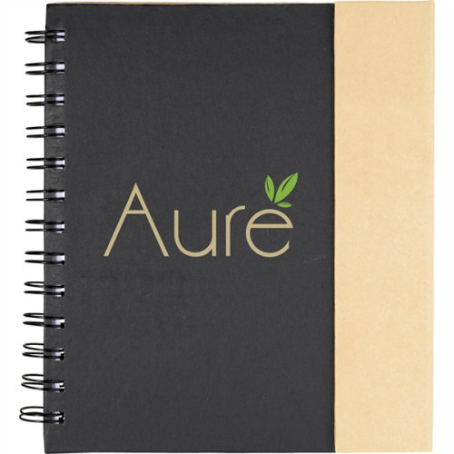 6.5" x 7" Lock-it Spiral Notebook w/Pen