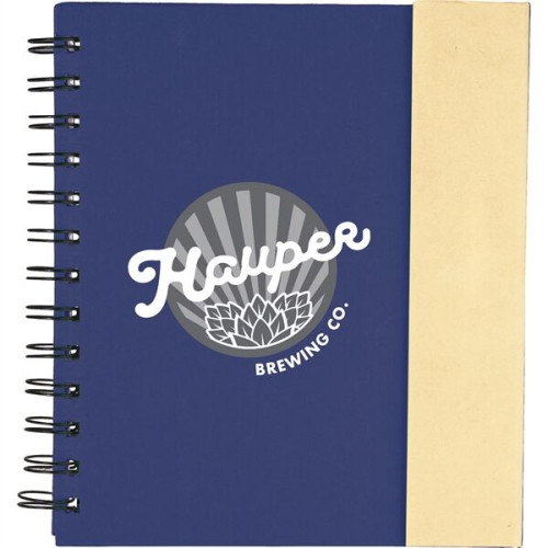 6.5" x 7" Lock-it Spiral Notebook w/Pen