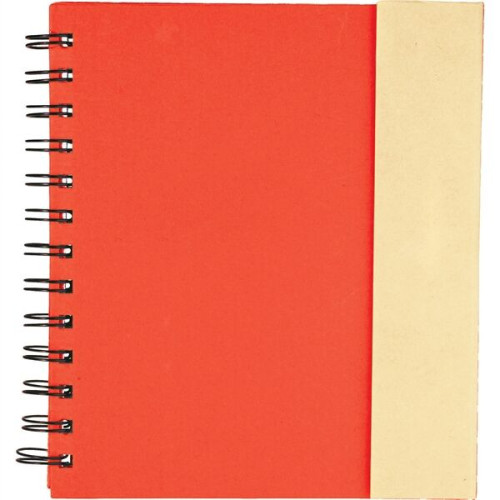 6.5" x 7" Lock-it Spiral Notebook w/Pen