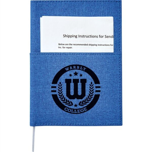 5"x 7" Canvas Pocket Refillable Notebook