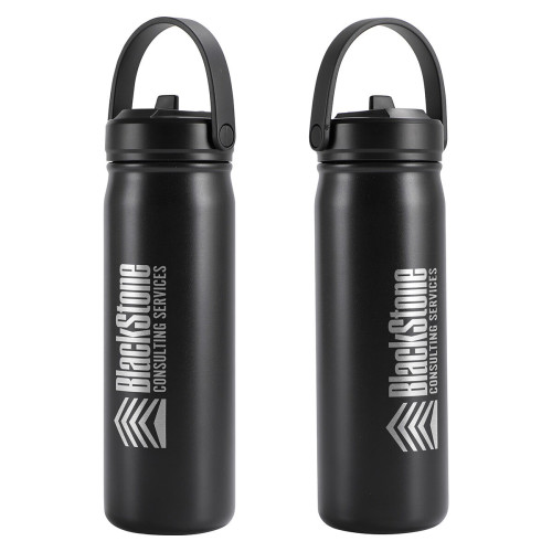 Lennon 20 oz Eco-friendly Straw Lid Vacuum Bottle