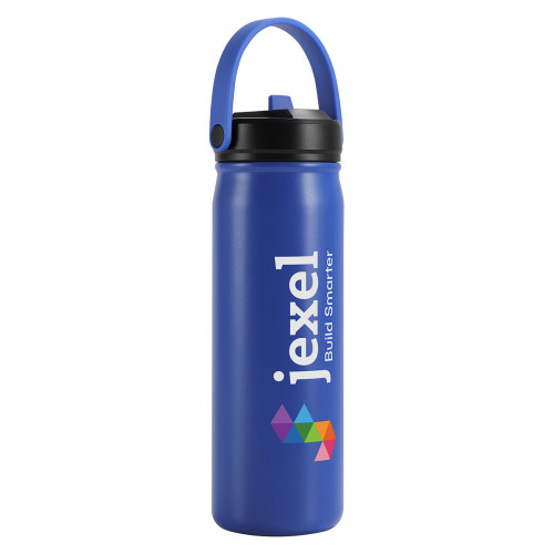 Lennon 20 oz Eco-friendly Straw Lid Vacuum Bottle