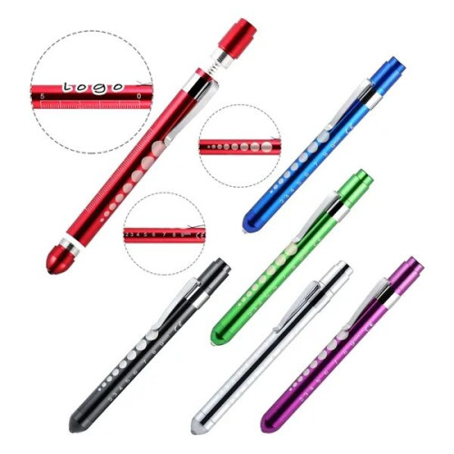 Aluminum Nurse Pen Light LED Medical Torch Portable