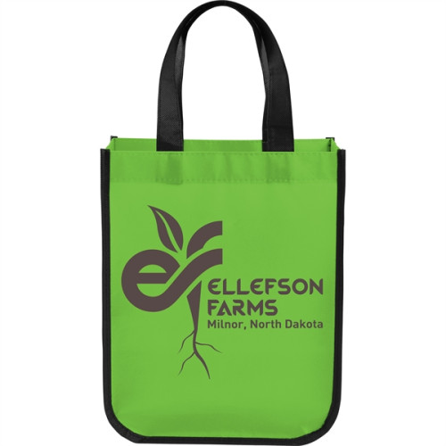 Small Laminated Shopper Tote