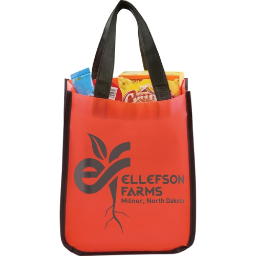 Small Laminated Shopper Tote