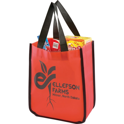 Small Laminated Shopper Tote