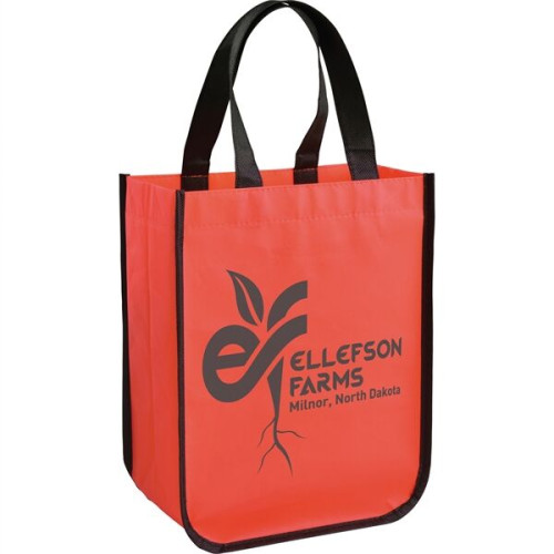 Small Laminated Shopper Tote