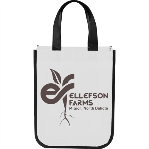 Small Laminated Shopper Tote