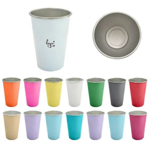 16 Oz. Reusable Stainless Cup
