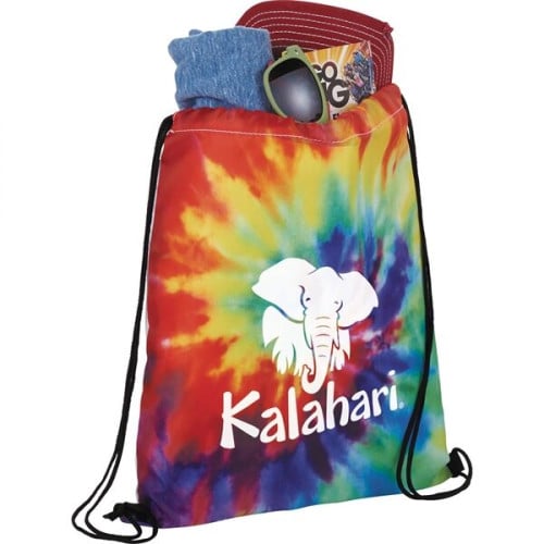 Tie Dye Drawstring Bag
