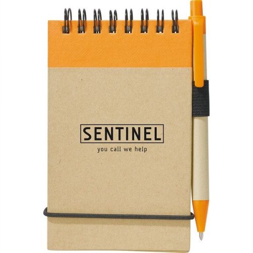 5" x 4" Recycled Spiral Jotter with Pen
