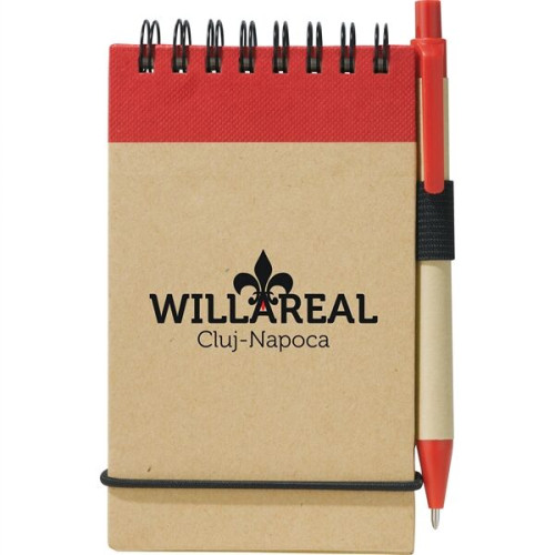 5" x 4" Recycled Spiral Jotter with Pen