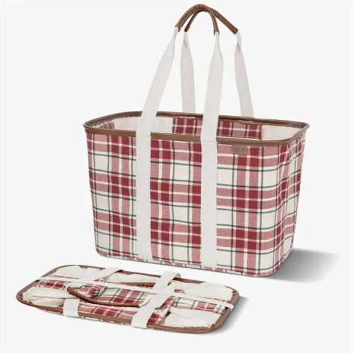 CleverMade® Premium Eco Foldaway Collapsible LUXE Tote Bag