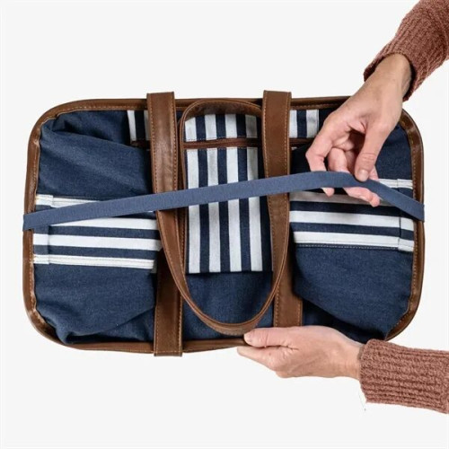 CleverMade® Premium Eco Foldaway Collapsible LUXE Tote Bag