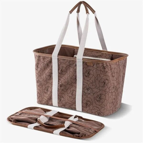 CleverMade® Premium Eco Foldaway Collapsible LUXE Tote Bag