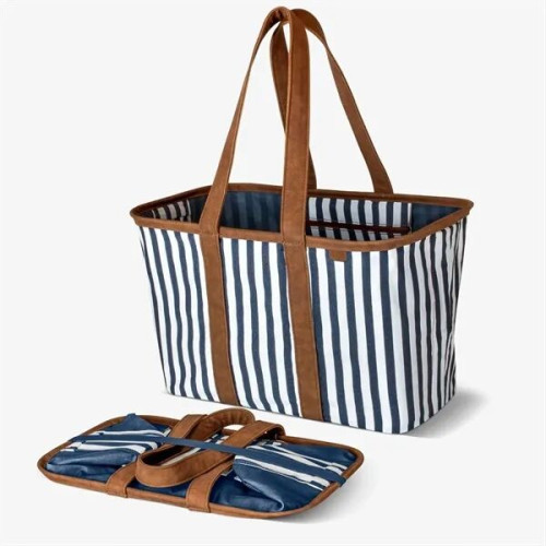 CleverMade® Premium Eco Foldaway Collapsible LUXE Tote Bag