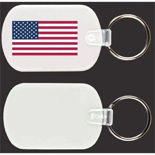 PVC Key Holder with American Flag