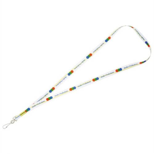 Full Color 3/4" Lanyard w/ Hook