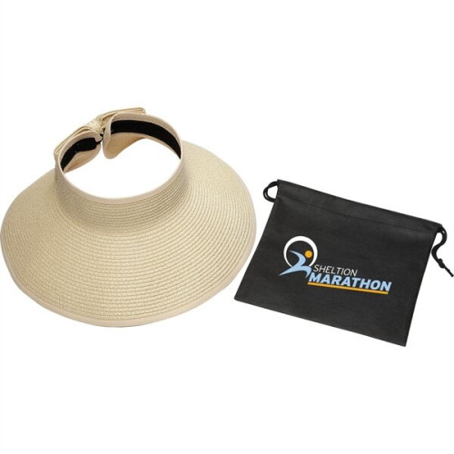 Beachcomber Roll-Up Sun Visor with Pouch