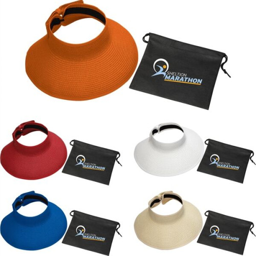Beachcomber Roll-Up Sun Visor with Pouch