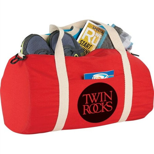 Barrel 18" 5oz Cotton Canvas Duffel Bag