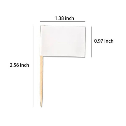Square Toothpick Flags