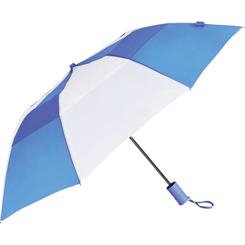 42" Auto Open Vented Folding Umbrella