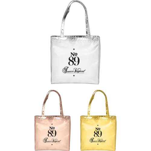 Runway Metallic Tote